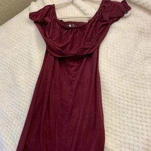 Over the shoulder dress